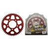 Γρανάζι Τροχού SUPERSPROX/RAL-7092-44T ALUMINIUM-Κόκκινο  (RK5032) BN302,TRK502,LEONCINO500