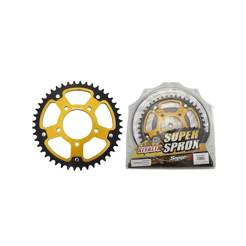 Γρανάζι Τροχού SUPERSPROX/RAL-7092-44T ALUMINIUM-Χρυσό  (RK5032) BN302,TRK502,LEONCINO500