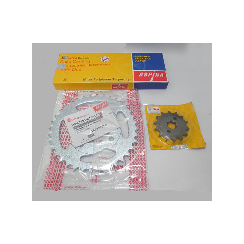 ASPIRA Αλυσίδα-Γρανάζια Κιτ  14/36-428H X 100L C100GRAND