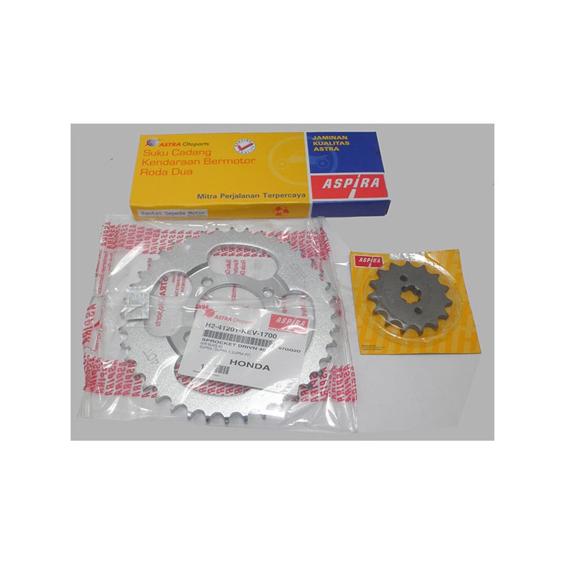 ASPIRA Αλυσίδα-Γρανάζια Κιτ  15/40-428X104L NF100SUPRA