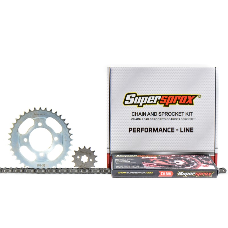 SUPERSPROX KIT Αλυσίδα-Γρανάζια 14/36 428H X 100L C100GRAND,NF100SUPRA,SPRINTER125,DY125