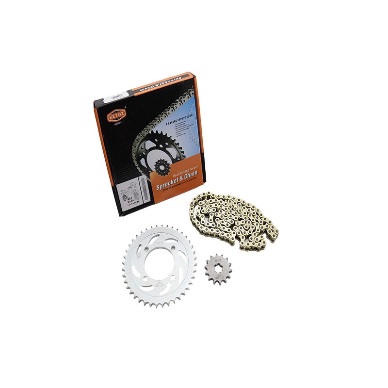KETOZ Αλυσίδα-Γρανάζια Κιτ 14/40 Χρυσή 428H X 106L CRYPTON-S115'18-19/428