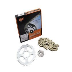 KETOZ Αλυσίδα-Γρανάζια Κιτ  14/42 Χρυσή 428H X 108L KAZE-R,KRISS115