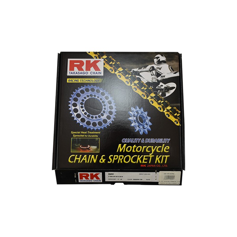 RK KIT Αλυσίδα-Γρανάζια 17/45 GB525ZXW-128 BMW/S1000XR'20-22