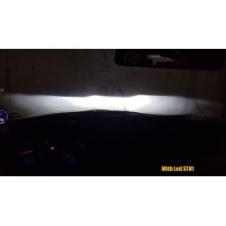 Bi-Led λάμπες Η4 Streetech μοντέλο STN1 για μεσαία ή μεγάλα φώτα 170 000 lux , 65 Watt - CANBUS 6000K - 1700% πιό έντονη φωτεινό