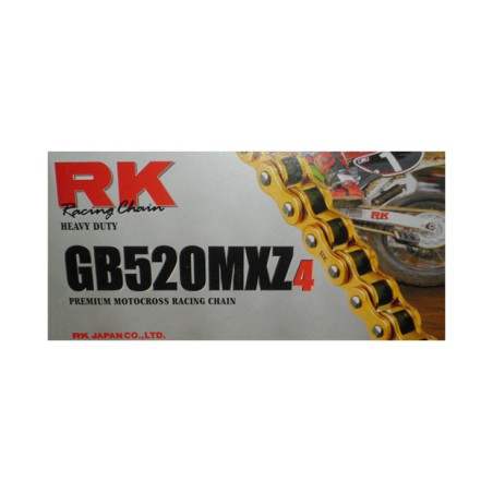 Αλυσίδα RK GB520MXZ5 -116L Χρυσή Ενισχυμ. RACING