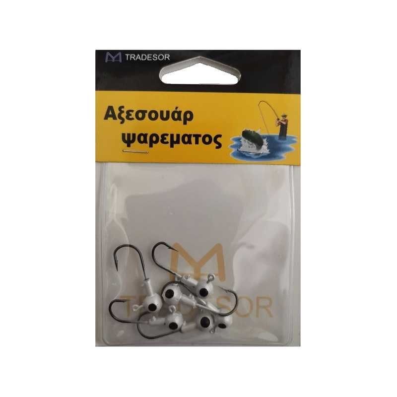Μολυβοκεφαλές με αγκίστρι - 5gr - 5pcs - 830185