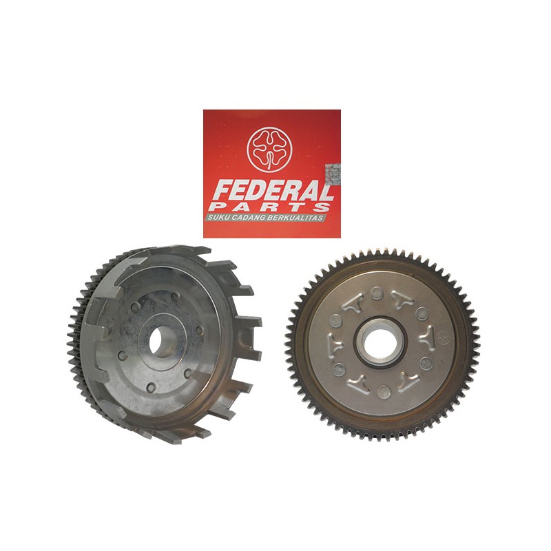Καμπάνα Δίσκου Συμπλέκτη Σκέτη   FEDERAL NF100SUPRA,C100GRAND