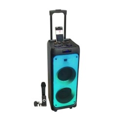 Φορητό ηχείο subwoofer με μικρόφωνο Karaoke - QS-8605 - 813157