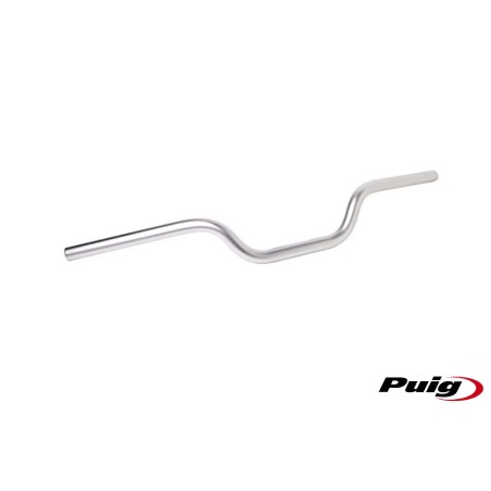 Τιμόνι Αλουμινίου PUIG 6242P Ασημί 22MM/76MM UNIVERSAL