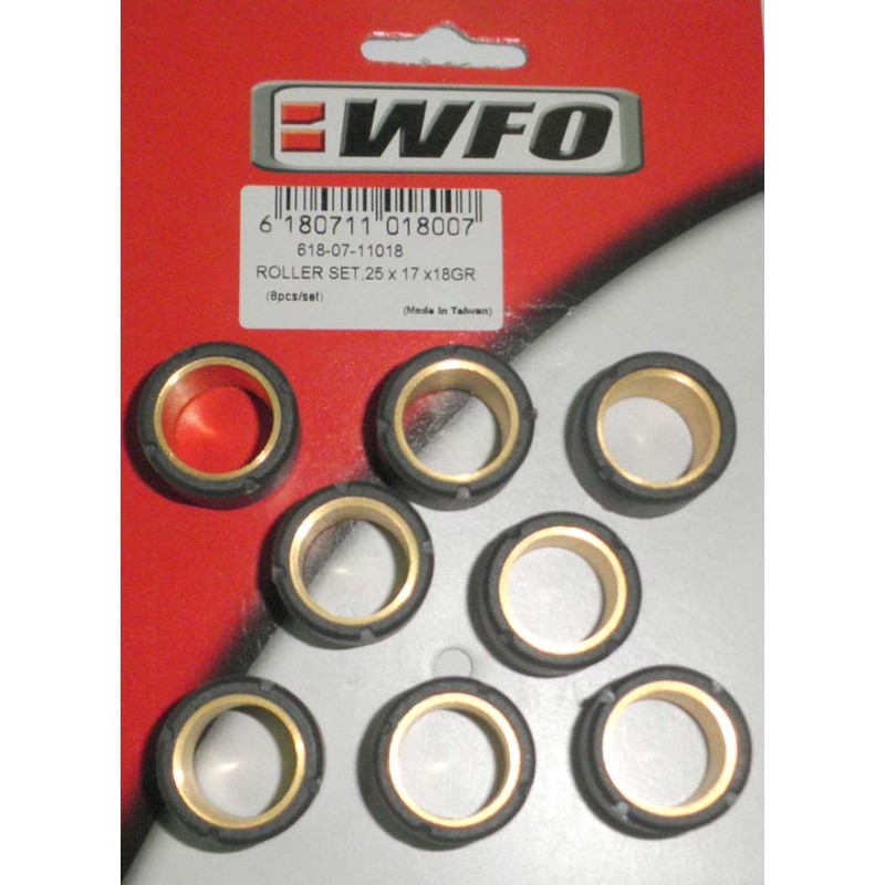 Μπίλιες Φυγοκεντρικού 25X17X18GR/Σετ 8τμχ APRILIA/GILERA 400/500CC