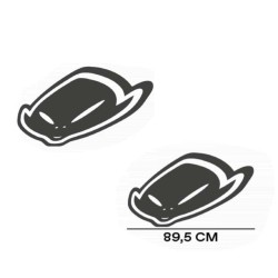 Αυτοκόλλητο UFO ALIEN LOGO AD01924 50CM