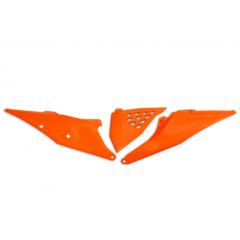 Πλαστικά REPLICA UFO Καπάκια Πλαινά KT05004127 Πορτοκαλί SX125 '19-22, EXC125 '20-21,SX150 '19-22, EXC150 '20-23