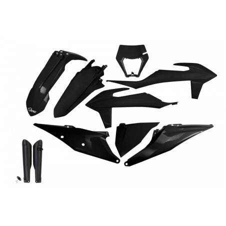 Κουστούμια UFO KTKIT527F001 Μαύρα EXC125 '20-21, EXC150 '20-23