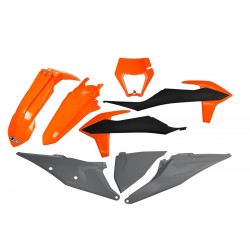 Κουστούμια UFO KTKIT527999X OEM '21 EXC125 '20-21, EXC150 '20-23