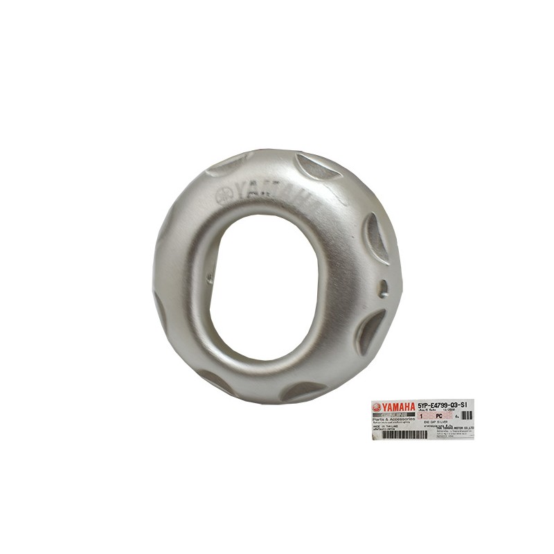 Καπάκι Εξάτμισης Ασημί (YAMAHA LOGO) OEM CRYPTONX-135