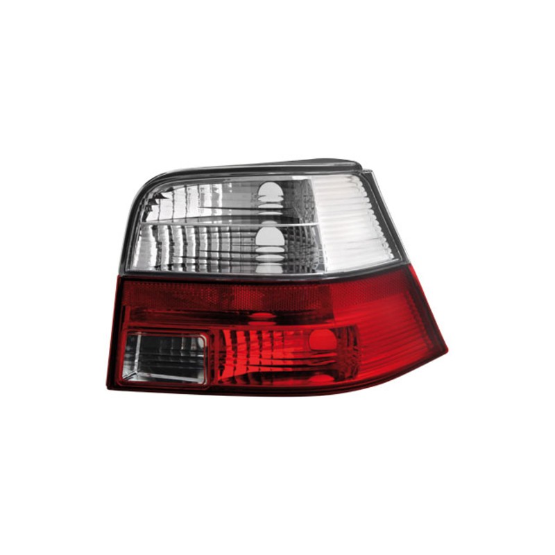 Φανάρια Πισινά για DECTANE VW Golf IV 97-04 (Κόκκινο/Κρύσταλλο)