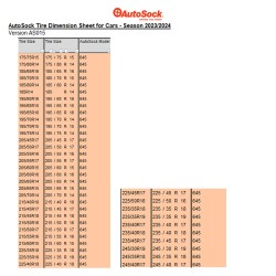 Autosock - ΑΝΤΙΟΛΙΣΘΗΤΙΚΟ ΠΑΝΙ ΧΙΟΝΙΟΥ AUTOSOCK 645 HIGH PERFORMANCE EDITION - 2 ΤΕΜ. (L.AS645)