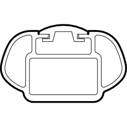 ΜΠΑΡΕΣ ΟΡΟΦΗΣ ΑΛΟΥΜΙΝΙΟΥ 108cm ALUMIA 2TEM