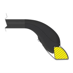 ΜΠΑΡΕΣ SW ΜΑΥΡΕΣ SNAP-FIT ΜΕ ΚΛΕΙΔΙ 109-136 CM