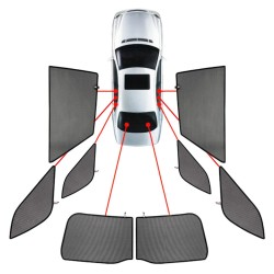 CarShades - ΚΟΥΡΤΙΝΑΚΙΑ  CAR SHADES ΓΙΑ MERCEDES GLE W167 5D 2019+ - 8 ΤΕΜ. (PVC.MB-GLE-5-B)