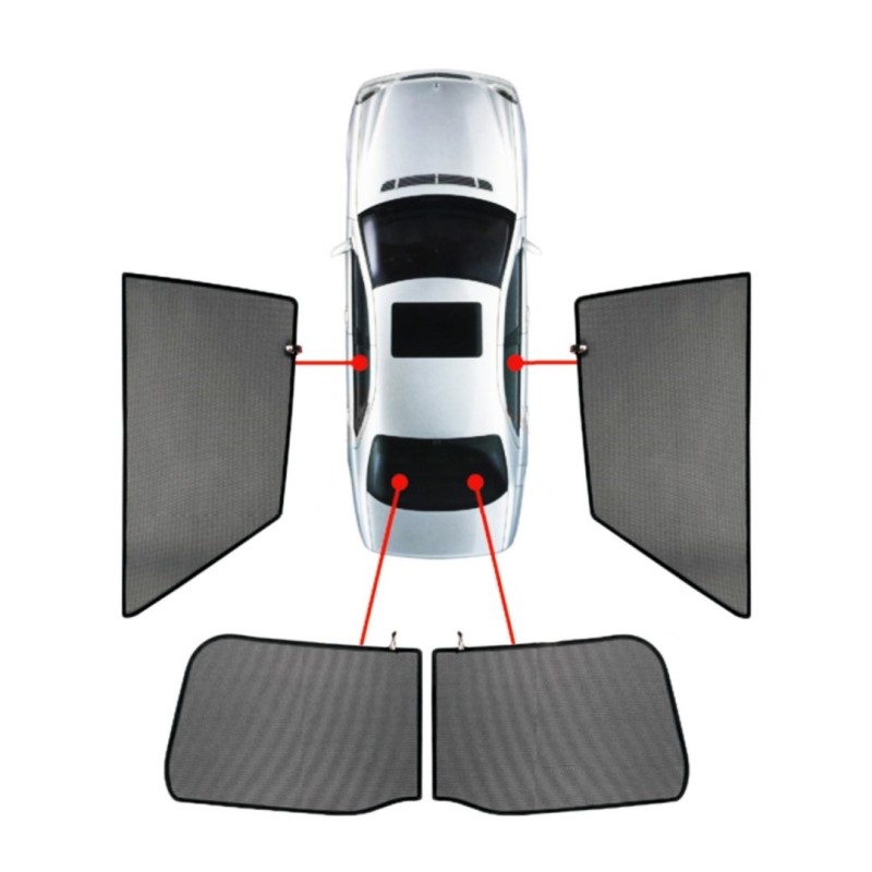 CarShades - ΚΟΥΡΤΙΝΑΚΙΑ  CAR SHADES ΓΙΑ NISSAN JUKE 5D 2019+ - 4 ΤΕΜ. (PVC.NIS-JUKE-5-B)