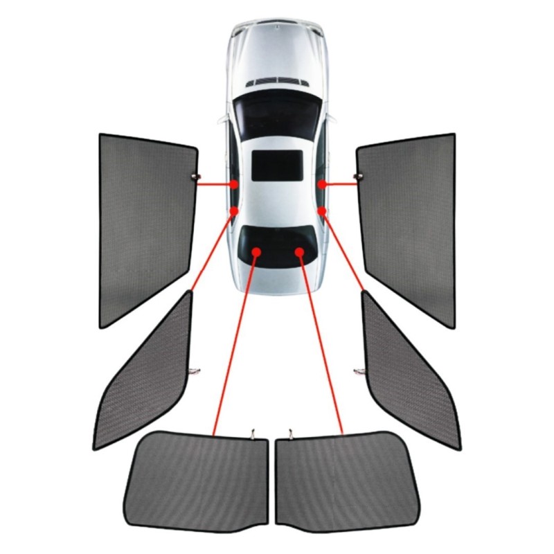 CarShades - ΚΟΥΡΤΙΝΑΚΙΑ  CAR SHADES ΓΙΑ VW TOUAREG 5D 2018+ - 6 ΤΕΜ. (PVC.VW-TOUA-5-D)
