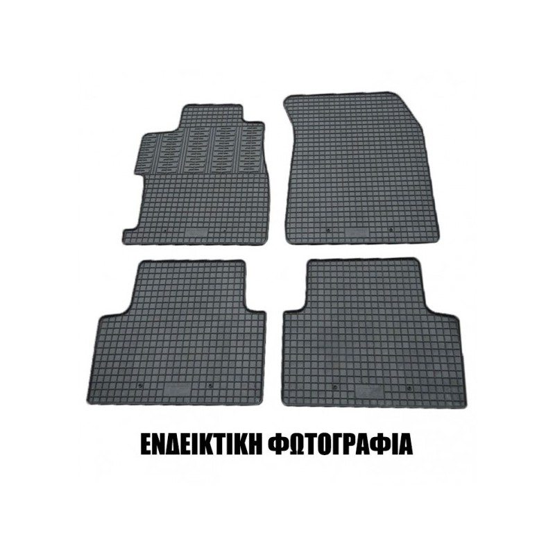 Cik -  ΠΑΤΑΚΙΑ ΛΑΣΤΙΧΟ ΣΕ ΜΑΥΡΟ ΧΡΩΜΑ ΜΕ ΚΟΥΜΠΩΜΑΤΑ ΓΙΑ HONDA JAZZ 5D 2020+ - 4 ΤΕΜ. (RM.HO.0007/CK)