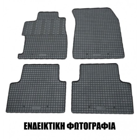 Cik - ΠΑΤΑΚΙΑ ΑΥΤΟΚΙΝΗΤΟΥ ΑΠΟ ΛΑΣΤΙΧΟ ΓΙΑ MERCEDES GLB X247 2019+ ΣΕ ΜΑΥΡΟ ΧΡΩΜΑ ΜΕ ΚΟΥΜΠΩΜΑΤΑ - 4 ΤΕΜ. (RM.ME.0012/CK)