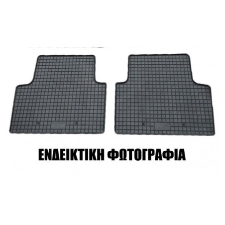 Cik - ΠΑΤΑΚΙΑ ΑΥΤΟΚΙΝΗΤΟΥ ΑΠΟ ΛΑΣΤΙΧΟ ΓΙΑ RENAULT EXPRESS 2D 2021+ ΣΕ ΜΑΥΡΟ ΧΡΩΜΑ ΜΕ ΚΟΥΜΠΩΜΑΤΑ - 2 ΤΕΜ. (RM.RE.0023/CK)