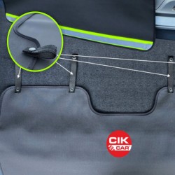 Cik - ΠΡΟΣΤΑΤΕΥΤΙΚΟ ΓΙΑ ΤΟΝ ΠΡΟΦΥΛΑΚΤΗΡΑ ΤΟΥ ΠΟΡΤ ΜΠΑΓΚΑΖ ΜΑΥΡΟ ΥΦΑΣΜΑ ΠΟΛΥΕΣΤΕΡΑ ΜΕ ΑΝΑΚΛΑΣΤΗΡΑ, ΑΥΤΟΚΟΛΛΗΤΑ VELCRO ΚΑΙ ΚΛΙΠ 90