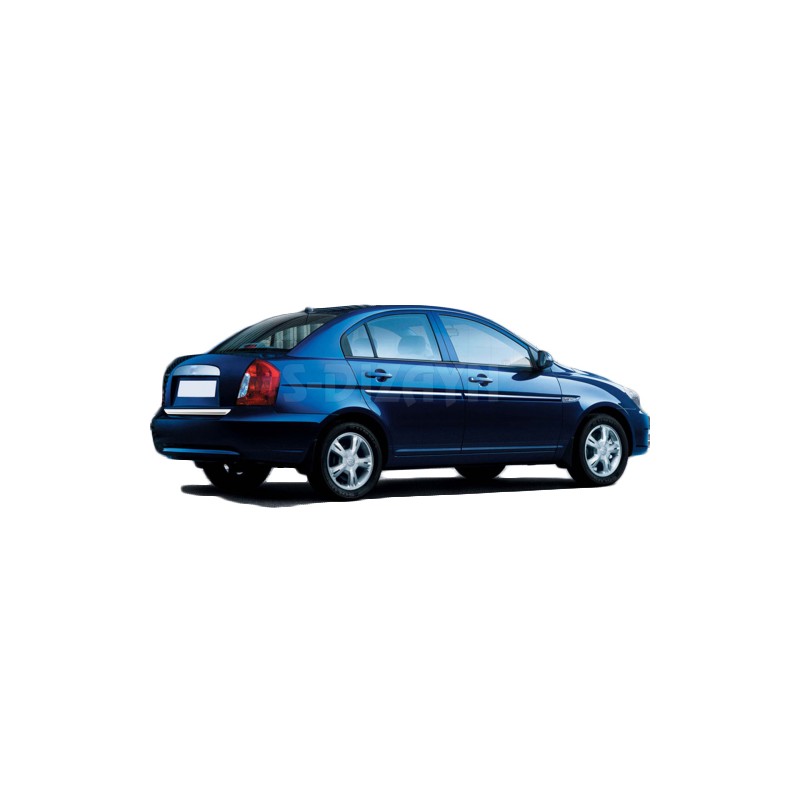TRIM ΠΑΡΑΘΥΡΩΝ 4ΤΕΜ ΑΝΟΞ.ΑΤΣΑΛΙ ΧΡΩΜΙΟ ΓΙΑ HYUNDAI ACCENT/ERA SD 2005-2011