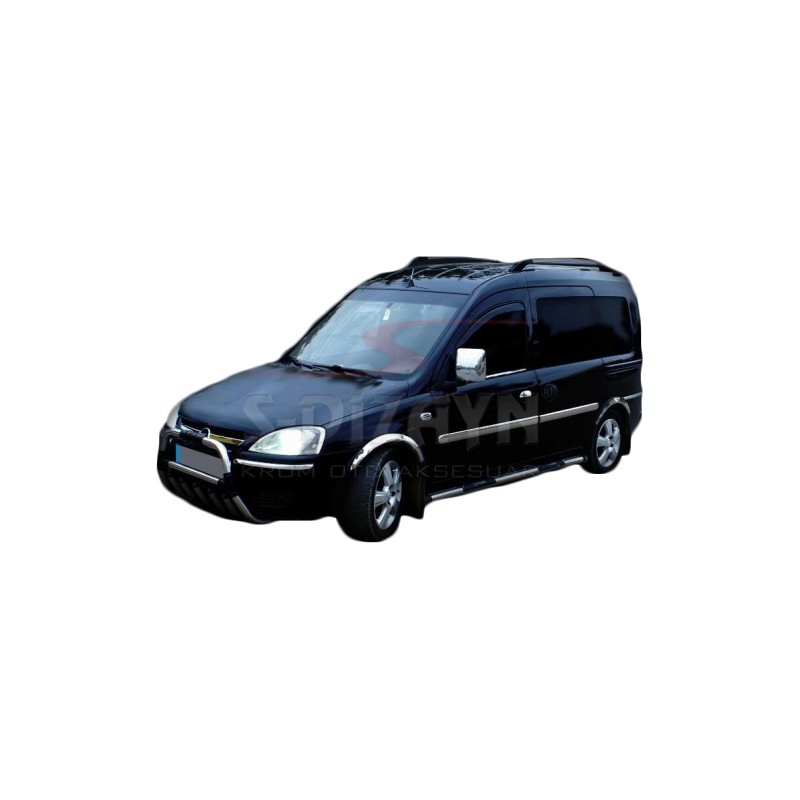 ΔΙΑΚΟΣΜΗΤΙΚΗ ΦΑΣΑ ΠΟΡΤΑΣ ΧΡΩΜΙΟ 4ΤΕΜ. ΓΙΑ OPEL COMBO C MINI VAN 2001-2011