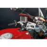 Βάση Στήριξης Κινητού Panigale της σειράς Titan Optiline για τις Βίδες στην Μίζα στο Τιμόνι Μηχανής Panigale 899, 959, V2, 1199,