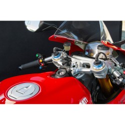 Βάση Στήριξης Κινητού Panigale της σειράς Titan Optiline για τις Βίδες στην Μίζα στο Τιμόνι Μηχανής Panigale 899, 959, V2, 1199,