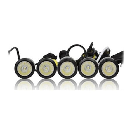 ΦΩΤΑ ΗΜΕΡΑΣ DRL 825S 12V ΠΡΟΣΘΕΤΟ DAYTIME ΔΙΕΘΝΗ ΜΕ 10LED 20x15mm  ΑΣΗΜΙ 2ΤΕΜ M-TECH