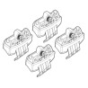 ΑΚΡΑ ΓΙΑ ΜΠΑΡΕΣ NORDRIVE ΓΙΑ OPEL ASTRA L 5D 12/2021+ /PEUGEOT 305 5D/SW 08/2021+  - 4ΤΕΜ.