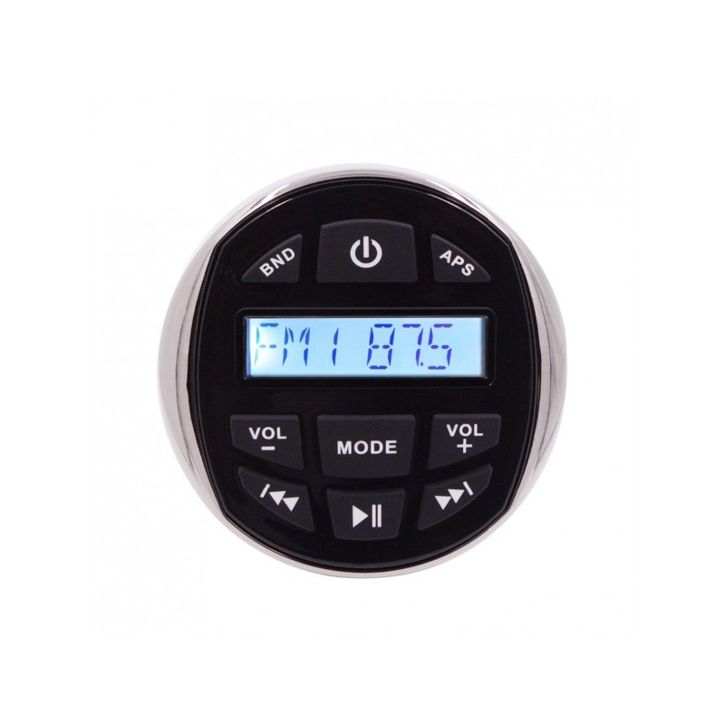 HASDA MP3 PLAYER 113 mm- 5V-4X40W ΜΕ ΡΑΔΙΟΦΩΝΟ/USB/BLUETOOTH (ΑΔΙΑΒΡΟΧΟ/ΣΤΡΟΓΓΥΛΟ/ΜΑΥΡΟ ΧΡΩΜΙΟΜΕΝΟ ΔΑΧΤΥΛΙΔΙ)