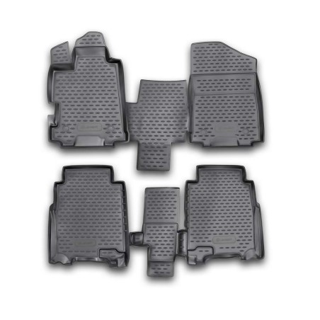 ΠΑΤΑΚΙΑ ΣΕ ΣΚΑΦΗ TPE ΛΑΣΤΙΧΟ ΓΙΑ HONDA FR-V 2004-2009  ΣΕ ΜΑΥΡΟ ΧΡΩΜΑ NOVLINE - 4 ΤΕΜ.