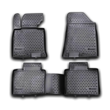 ΠΑΤΑΚΙΑ ΣΕ ΣΚΑΦΗ TPE ΛΑΣΤΙΧΟ ΓΙΑ HYUNDAI i40 2011+  ΣΕ ΜΑΥΡΟ ΧΡΩΜΑ NOVLINE - 4 ΤΕΜ.
