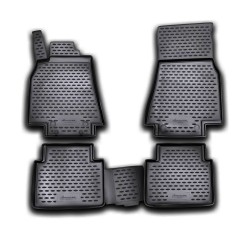ΠΑΤΑΚΙΑ ΣΕ ΣΚΑΦΗ TPE ΛΑΣΤΙΧΟ ΓΙΑ MERCEDES B-KLAS T245 2005+  ΣΕ ΜΑΥΡΟ ΧΡΩΜΑ NOVLINE - 4 ΤΕΜ.