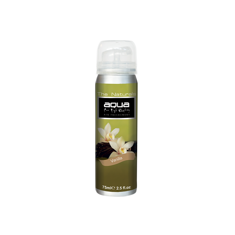Aqua - ΑΡΩΜΑΤΙΚΟ ΑΥΤΟΚΙΝΗΤΟΥ ΣΕ ΣΠΡΕΙ (SPRAY) ΜΕ ΑΡΩΜΑ ΒΑΝΙΛΙΑ (VANILLA) FLOWERS SERIES 75ml AQUA - 1 TEM. (10-204/AQ)