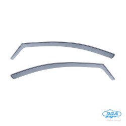 ΖΕΥΓΑΡΙ ΜΠΡΟΣΤΙΝΟΙ ΑΝΕΜΟΘΡΑΥΣΤΕΣ ΓΙΑ HONDA CIVIC 5D 2006-2012 ΑΠΟ ΕΥΚΑΜΠΤΟ ΧΥΤΟ ΑΚΡΥΛΙΚΟ ΓΥΑΛΙ  (CAST ACRYLIC GLASS) DGA - 2 ΤΕΜ