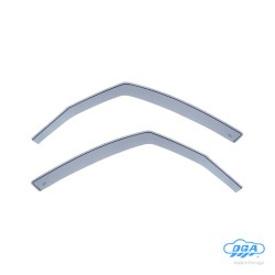 ΖΕΥΓΑΡΙ ΜΠΡΟΣΤΙΝΟΙ ΑΝΕΜΟΘΡΑΥΣΤΕΣ ΓΙΑ SUZUKI SX4 2008-2009 5D / FIAT SEDICI 5D 2007+ ΑΠΟ ΕΥΚΑΜΠΤΟ ΧΥΤΟ ΑΚΡΥΛΙΚΟ ΓΥΑΛΙ DGA - 2 ΤΕΜ
