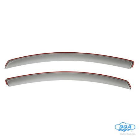 ΖΕΥΓΑΡΙ ΜΠΡΟΣΤΙΝΟΙ ΑΝΕΜΟΘΡΑΥΣΤΕΣ ΓΙΑ TOYOTA YARIS 5D 2011-2020  ΑΠΟ ΕΥΚΑΜΠΤΟ ΧΥΤΟ ΑΚΡΥΛΙΚΟ ΓΥΑΛΙ DGA - 2 ΤΕΜ.