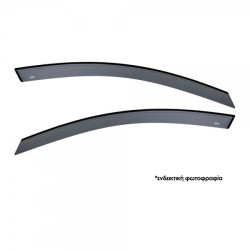 ΖΕΥΓΑΡΙ ΜΠΡΟΣΤΙΝΟΙ ΑΝΕΜΟΘΡΑΥΣΤΕΣ ΓΙΑ JEEP WRANGLER JL IV 5D 2019+ ΑΠΟ ΕΥΚΑΜΠΤΟ ΧΥΤΟ ΑΚΡΥΛΙΚΟ ΓΥΑΛΙ  (CAST ACRYLIC GLASS) DGA - 2