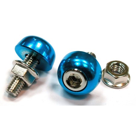 Βίδα Πινακίδας 6X16MM Μπλε