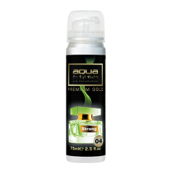 Aqua - ΑΡΩΜΑΤΙΚΟ ΑΥΤΟΚΙΝΗΤΟΥ ΣΕ ΣΠΡΕΙ (SPRAY) ΜΕ ΑΡΩΜΑ STRONG PREMIUM GOLD SERIES 75ml AQUA - 1 TEM. (10-781/AQ)