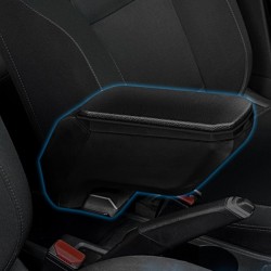 ΤΕΜΠΕΛΗΣ ΜΑΥΡΟΣ ΜΕ ΜΕΤΑΛΛΙΚΗ ΒΑΣΗ ΓΙΑ OPEL CORSA E 2014-2019 (6828-K14+KLC-UNV-SY) S-Dizayn - 2 Τεμ.