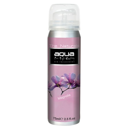 Aqua - ΑΡΩΜΑΤΙΚΟ ΑΥΤΟΚΙΝΗΤΟΥ ΣΕ ΣΠΡΕΙ (SPRAY) ΜΕ ΑΡΩΜΑ ΜΑΝΟΛΙΑ (MAGNOLIA) FLOWERS SERIES 75ml AQUA - 1 TEM. (10-203/AQ)